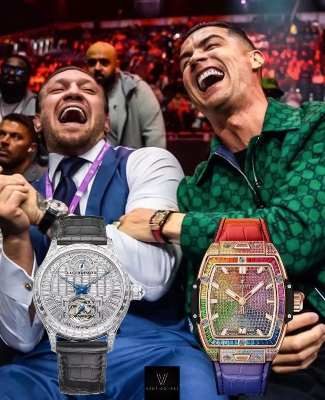 Estos son los costosos relojes de Conor McGregor y Cristiano